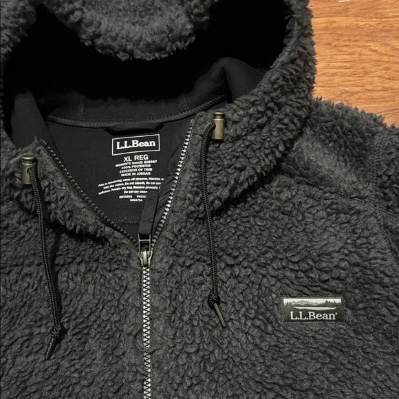 Woman’s L.L.Bean Mountain Pile Fleece Coat, size XL - Picture 4 of 14